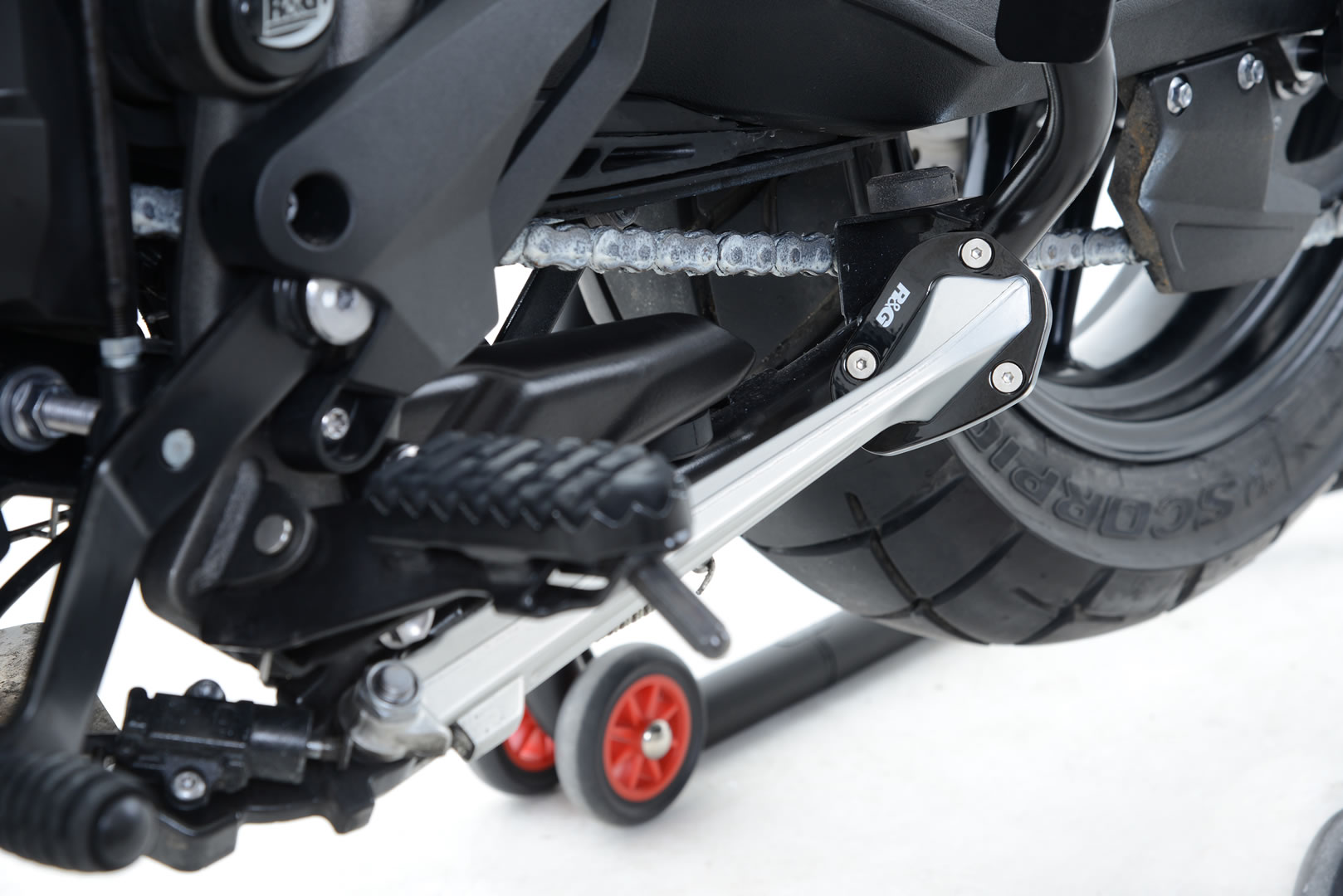 R&G Racing Kickstand Shoes for Triumph